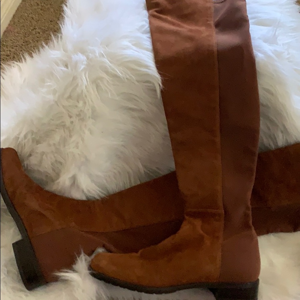 SW 5050 Suede knee boots